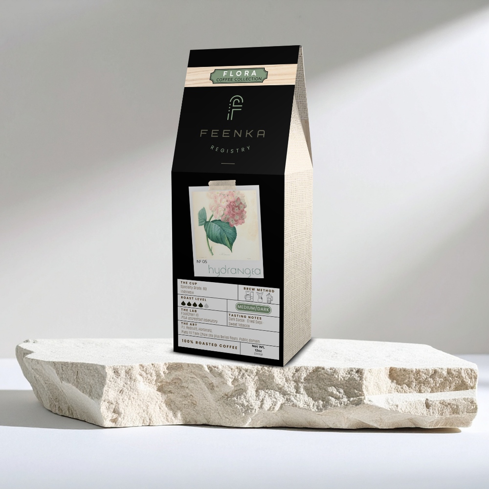 FEENKA No. 05 — Hydrangea · Swiss Water Decaf