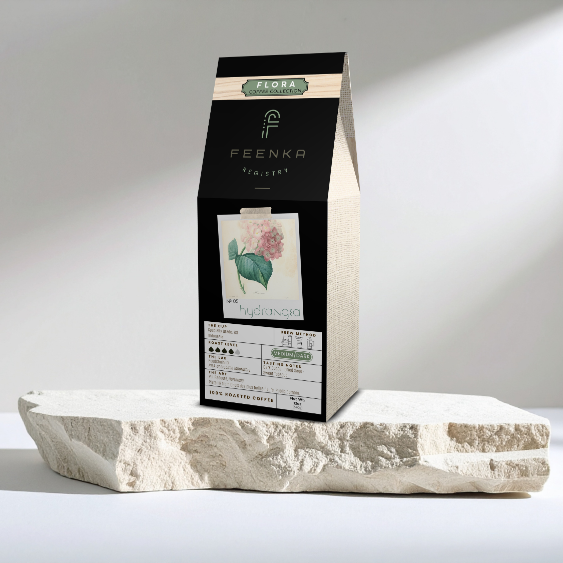 FEENKA No. 05 — Hydrangea · Swiss Water Decaf