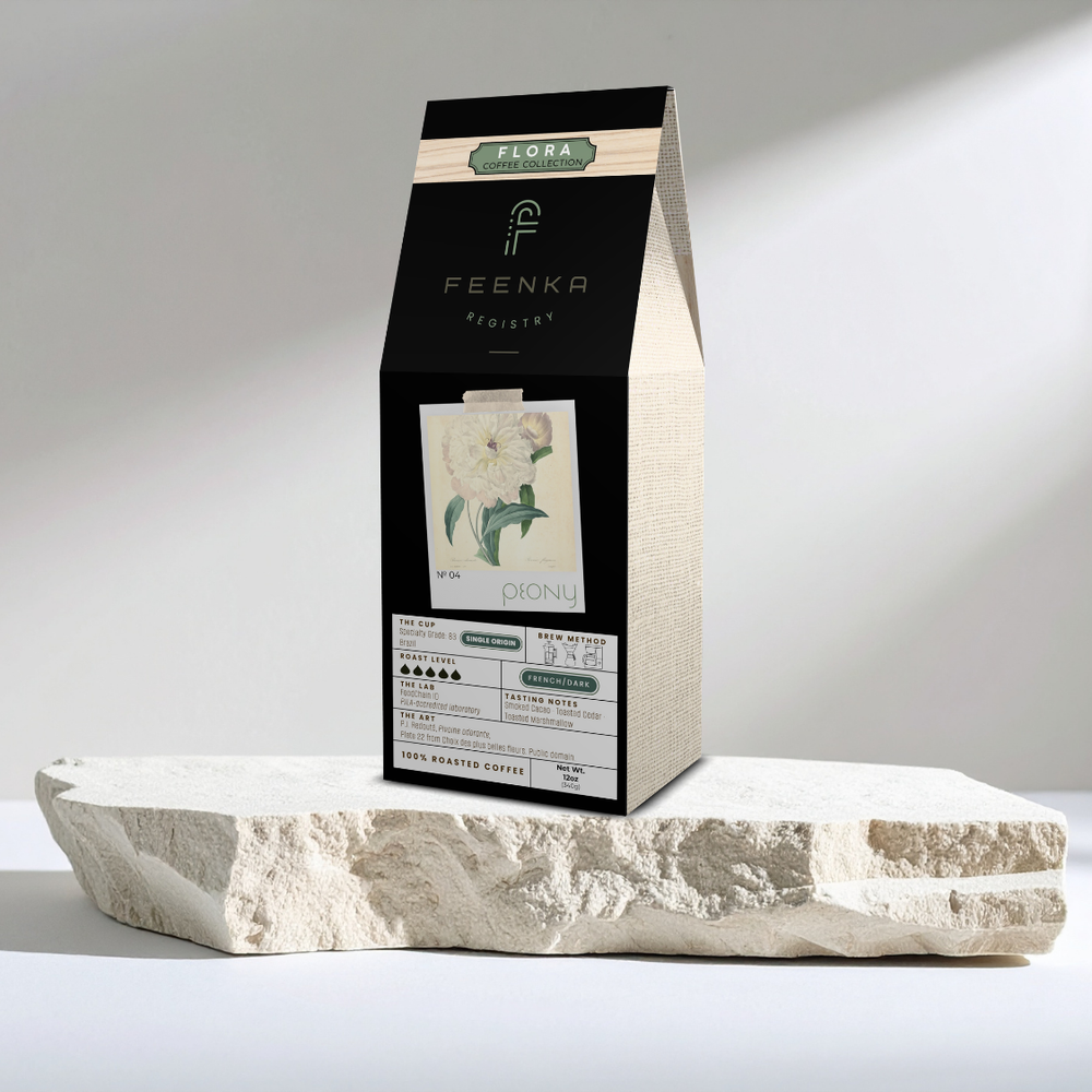 FEENKA No. 04 — Peony · French Roast